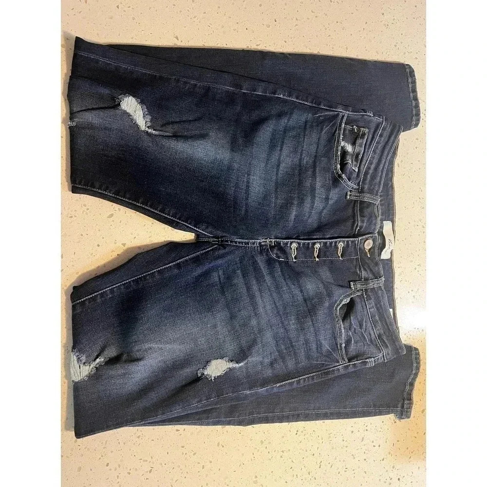 Kancan women’s jeans estillo skinny stretch button fly